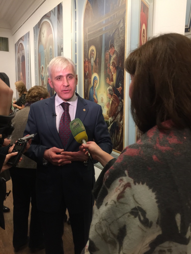 Открытие выставки «Русский Афон»