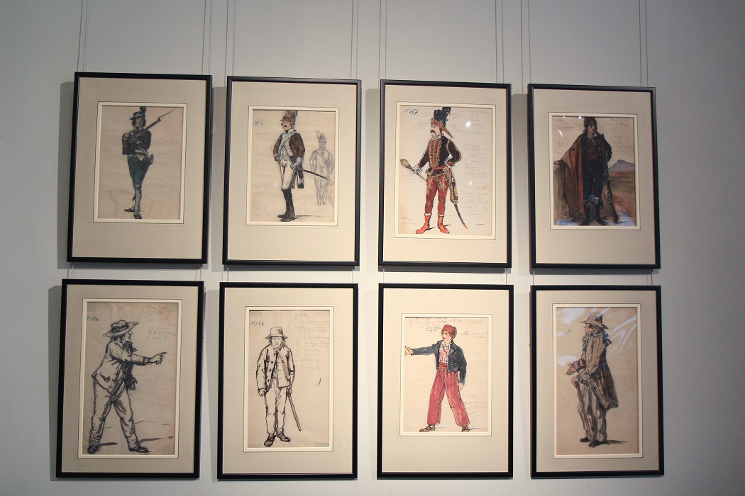 Эскизы Бенуа Наполеон фрагмент 2